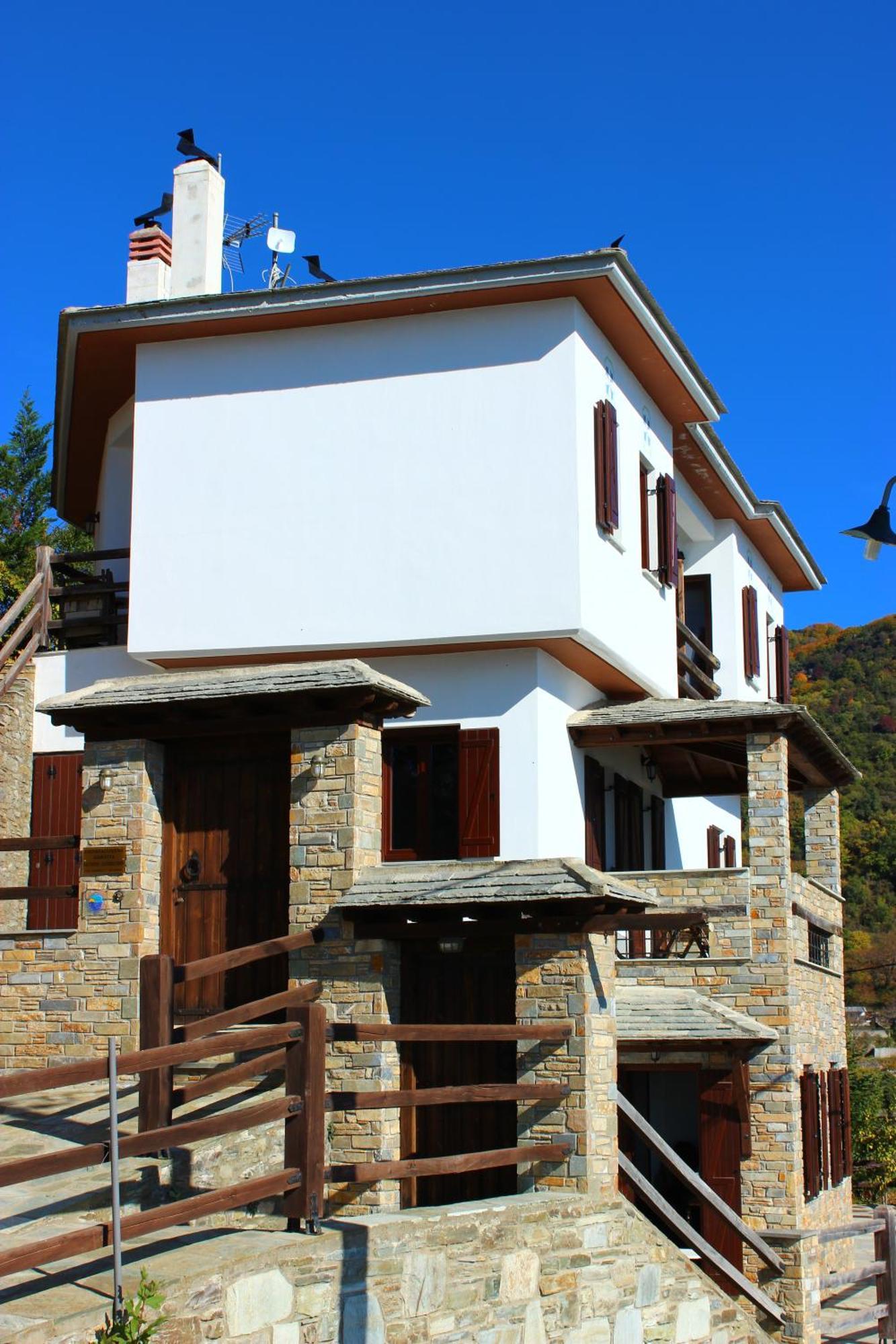 Archontiko Xantha Hotel Makrinitsa Bagian luar foto