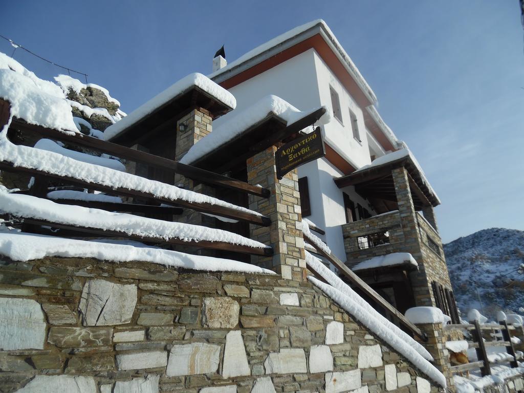 Archontiko Xantha Hotel Makrinitsa Bagian luar foto